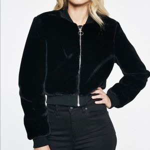 NEW LF Furry Bomber Jacket